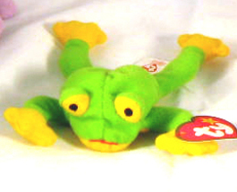 Collectibles Ty Teenie B EAN Ie Baby Smoochy The Frog Mint Con - $1.00