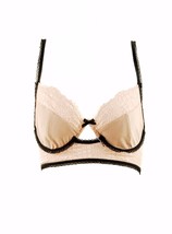 For Love &amp; Lemons Skivvies Womens Bra Yvette Underwire Stylish Pink Size XS/S - £23.00 GBP