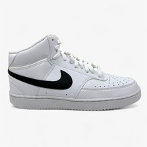 Nike Court Vision Mid NN White Black Mens Athletic Sneaker - £51.38 GBP