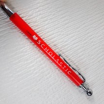 Scholastic book fair pen ballpoint red barrel silver teacher librarian l... - $456.16 MXN