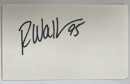 Rod Walker Signed Autographed 3x5 Index Card - NFL Great - $15.00
