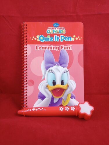 DISNEY Mickey Mouse Clubhouse Electronic Quiz It Pen + Book Tested And Working  - $10.99