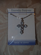 Swarovski Inspired Design Fashion Necklace Eternity Forever - £5.55 GBP