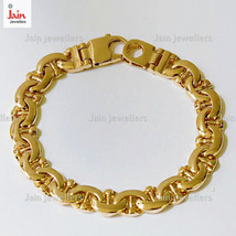 18Kt, 22 Kt Yellow Gold Men Mariner Curb Link Bracelet Bangle 50 - 78 Gm... - £6,074.47 GBP+