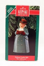 1990 Hallmark Keepsake Christmas Ornament Dickens Caroler Bell Mr. Ashbourne - £14.80 GBP