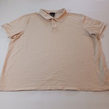 H&amp;M 2-Button Slim Fit Men&#39;s Nude Color Polo Shirt Short Sleeve Size 2XL - €11,35 EUR