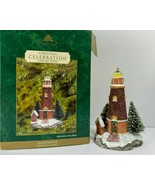 Dayspring 3.5 in Christmas Celebration Collection Lighthouse 2002 Ornament - $18.80