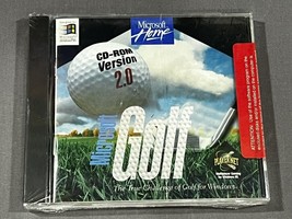 Microsoft Golf 2.0 PC CD-Rom 1995 Windows vintage golf game - £14.69 GBP