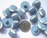 Auction 1054 button modern plastic blue square 1 2 shank thumb155 crop