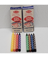 Vintage Avalon Little Artist Two Packs of 4 Crayons Each - Made In USA #504 - $298.51 MXN