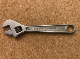 VINTAGE PROTO # 706 6&quot; ADJUSTABLE WRENCH Made in Los Angeles USA - £9.78 GBP