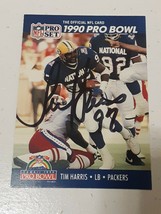 Tim Harris Green Bay Packers 1990 Pro Set Autograph Card #393 Read Description - £3.96 GBP