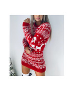  Red Christmas Sweater Dress   Micro Mini Sexy Red Dress for the holidays - $54.84 CAD