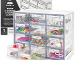 Desk Drawer Organizer, Multipurpose 12-Drawer Cabinet For Makeup Storage... - $129.99