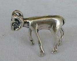 Silver ram miniature - $16.00