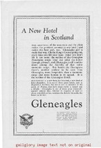 1925 Gleneagles New Hotel Scotland Vintage Print Ad - £2.76 GBP