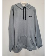 Nike Men&#39;s 4XLT Therma Pullover Hoodie Carbon Heather Gray Sweater Dri-Fit - €32,95 EUR