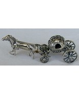  Cinderella carriage silver miniature  - €67,25 EUR