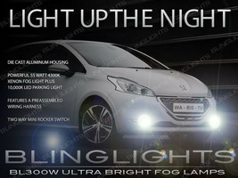 Peugeot 208 Xenon Halogen Driving Lamps Fog Lights Kit Pair Set + Harnes... - $107.93