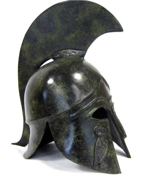Primary image for Athenian ancient Greek 100% Bronze Helmet Museum Replica Reproduction