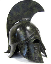 Athenian ancient Greek 100% Bronze Helmet Museum Replica Reproduction - £546.74 GBP