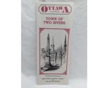 Vintage Ottowa Illinois Town Of Two Rivers Brochure - £37.38 GBP