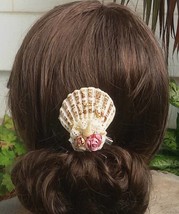 Real Seashell Hair Pins Beach Wedding, Seashells Hair accessories, Nautical Wedd - £7.86 GBP