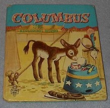 Children's Old Tell A Tale Book Columbus the Exploring Burro - $6.00