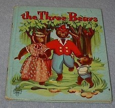 Children's Old Tell A Tale Book The Three Bears 1952 - $5.95