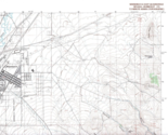 Winnemucca East, Nevada 1983 Vintage USGS Topo Map 7.5 Quadrangle with M... - $14.95