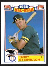 Oakland Athletics Terry Steinbach 1989 Topps Glossy All Star Insert #9 nr mt - £0.39 GBP