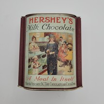 Vintage Hershey's Milk Chocolate A Meal In Itself BristolWare Tin Hinged Box  - $11.87
