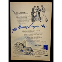 Kotex Sanitary Napkins Vintage Print Ad 40s Feminine Hygiene USO Dance WWII - $15.89