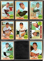 1968 Topps Baltimore Orioles Team Lot 8 diff Dave Johnson Moe Drabowsky ! - £5.73 GBP