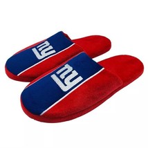 Nfl Big Logo Slippers Forever Collectibles New York Giants 9-10 - £17.91 GBP