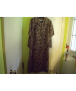Sag Harbor Women Animal Print Tank Dress with Jacket Size 14W - £18.08 GBP