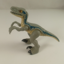 Imaginext Dinosaur Blue Velociraptor Raptor Dino From Jurassic Park Worl... - $6.71 CAD