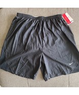 Nike Mens LG Running Shorts Brief Lined Black 320818 Original Fit Dry ci... - £31.29 GBP