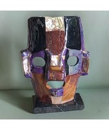 Aztec Burial Death Mask, has some chips on the inside , very top mother ... - $50.00