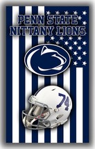 Penn Football Team Memorable Flag 3x5ft Lions Helmet Fan Vertical Banner - $335.24 MXN