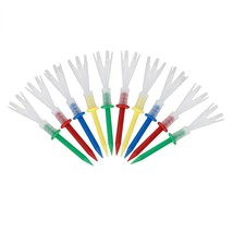 12 Pcs Mixed Colors 3 1/4 inch Golf Tees 3.25&#39;&#39; Tee 4 Yards Golf Tees Plastic Le - £92.77 GBP