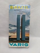 Vintage Brazil Varig Airlines Travel Brochure - £54.64 GBP