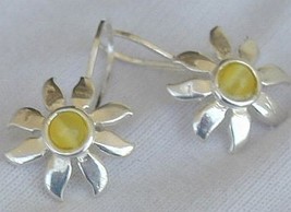  Mini Yellow sun earrings - $17.00