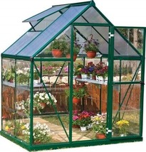 Palram - Canopia HG5504G Hybrid Greenhouse - 6 x 4 ft. - Green - £557.88 GBP