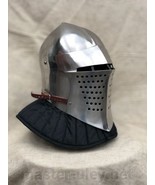 NauticalMart Medieval Greek Roman Visored Barbuta Armor Helmet - $270.31 CAD