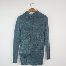 Karen Scott Womens XS  Forest Green Chenille Cowlneck Sweater NWT N65 - $19.59