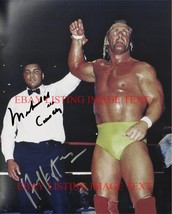 Hulk Hogan And Muhammad Ali Autographed 8x10 Rp Photo Legendary - £15.79 GBP