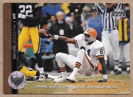 1996 Upper Deck #153 Michael Jackson Baltimore Ravens - £1.34 GBP