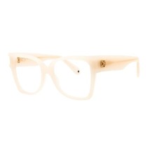 Off-White OERJ088 STYLE 88 6100 Beige 54mm Eyeglasses New Authentic - $4,472.21 MXN