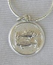 Pisces round pendant - $25.00